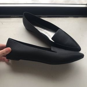 Christian Siriano black dress flats